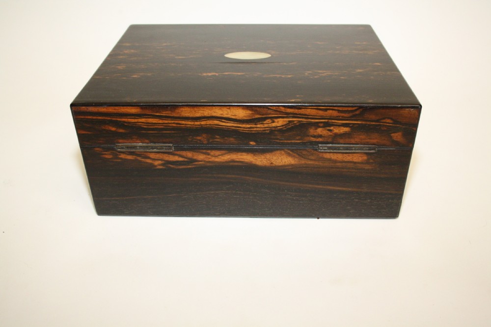 19th century Coromandel work box View IV