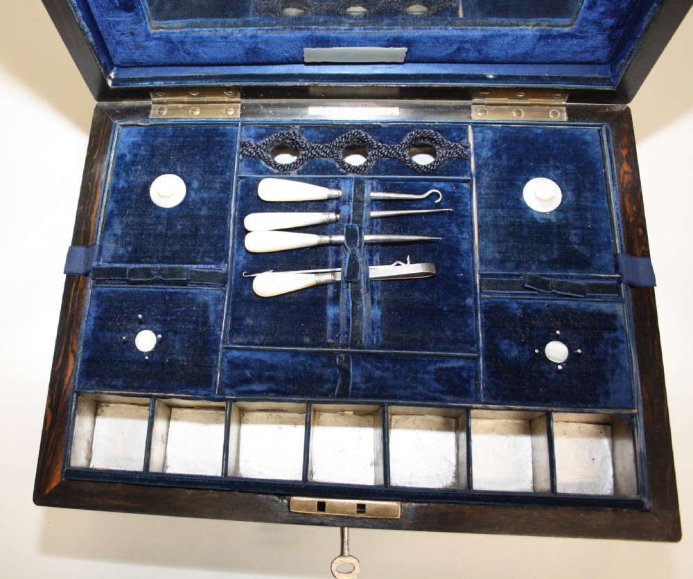 19th century Coromandel work box View VIII