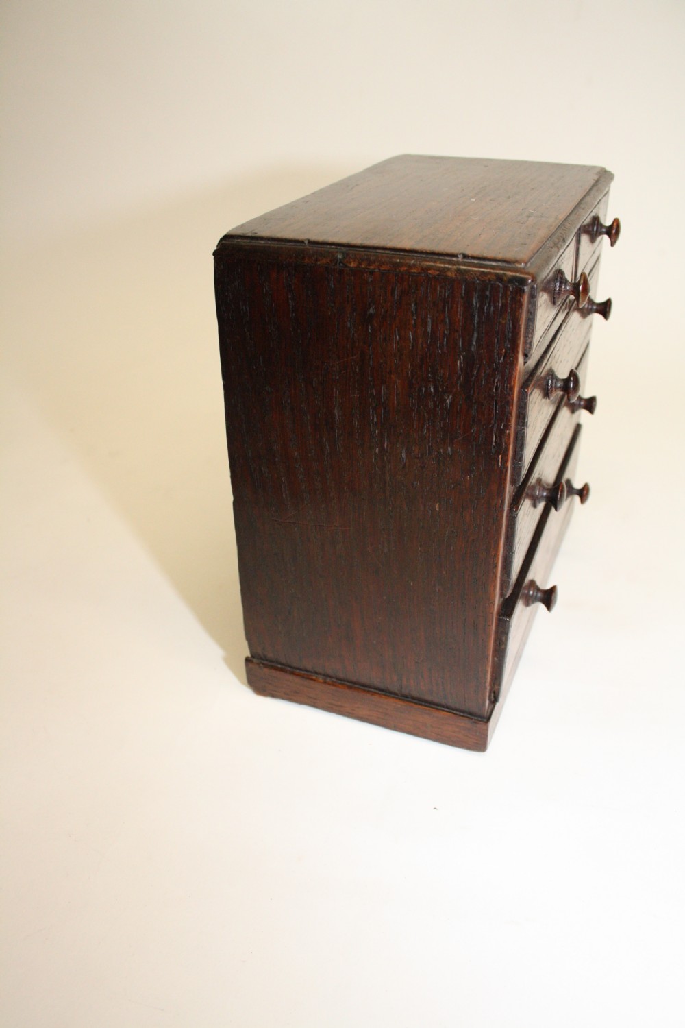 19th century miniature 2/3 chest in Oak View III