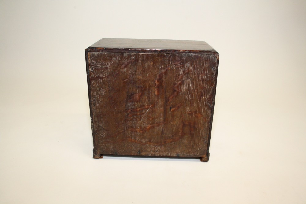 19th century miniature 2/3 chest in Oak View V