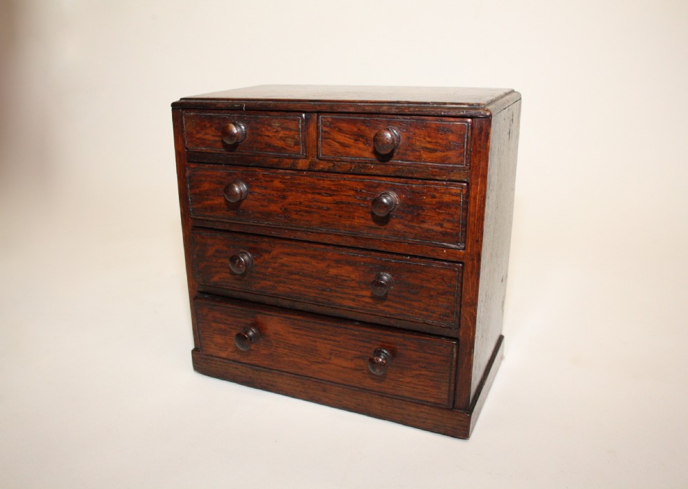 19th century miniature 2/3 chest in Oak View VI