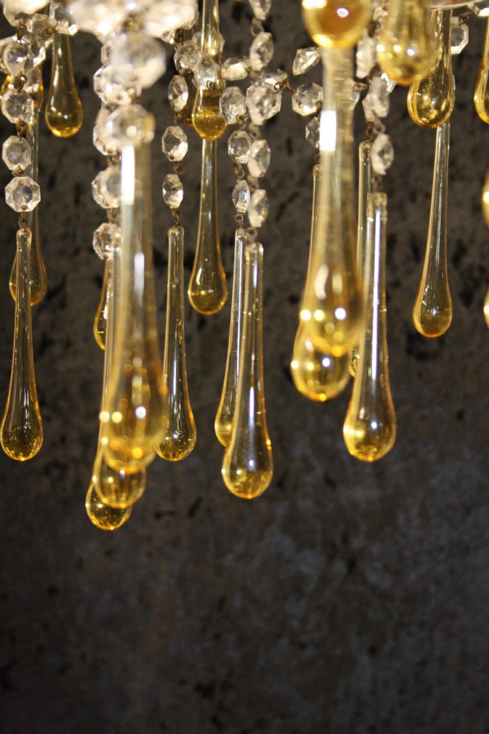 Early 20th century five arm chandelier View IV