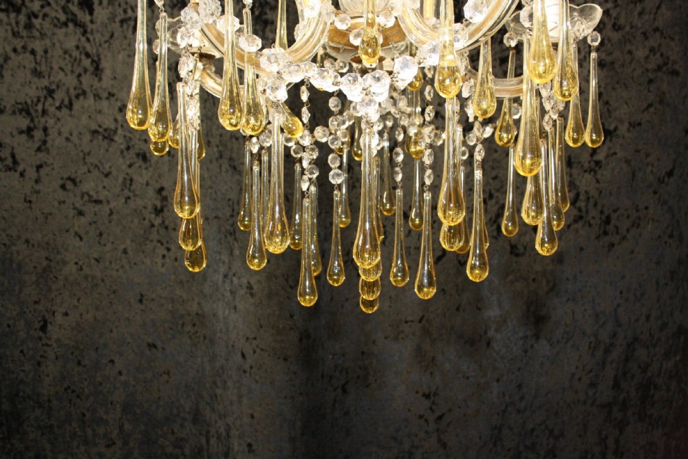 Early 20th century five arm chandelier View V