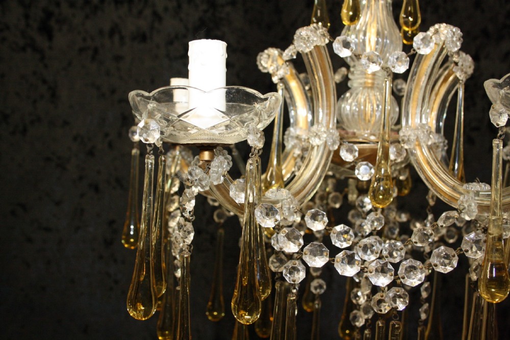 Early 20th century five arm chandelier View VIII