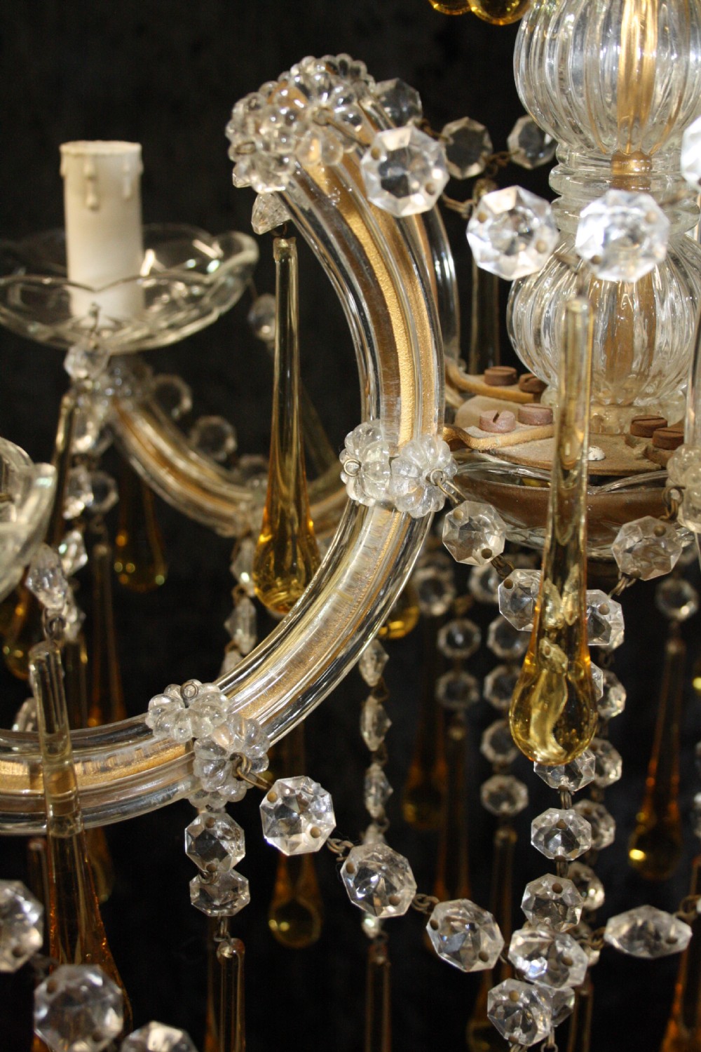 Early 20th century five arm chandelier View X