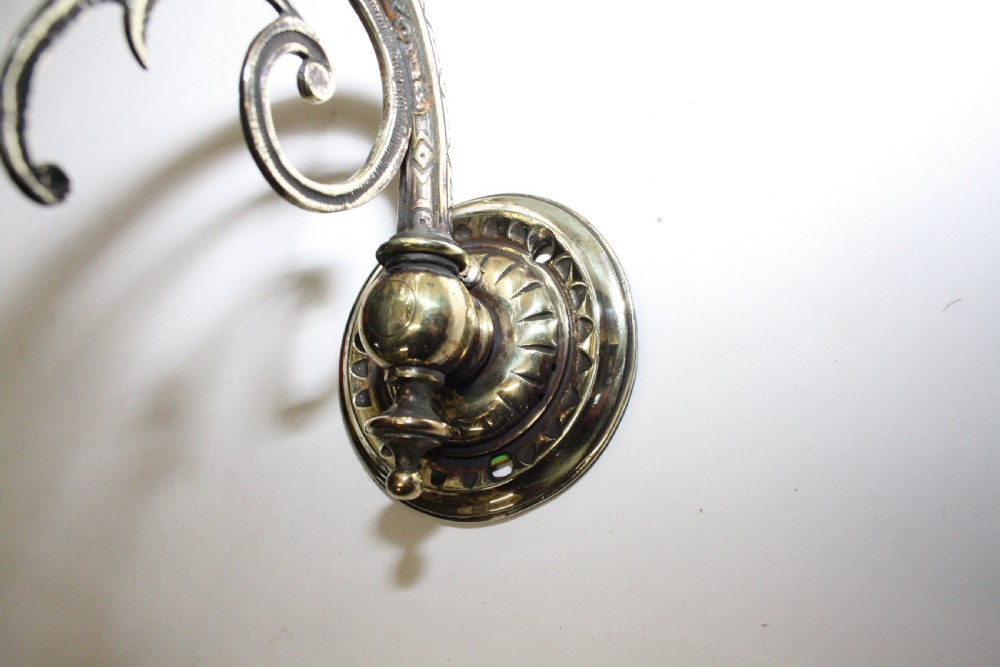 Pair of Brass wall lights View X