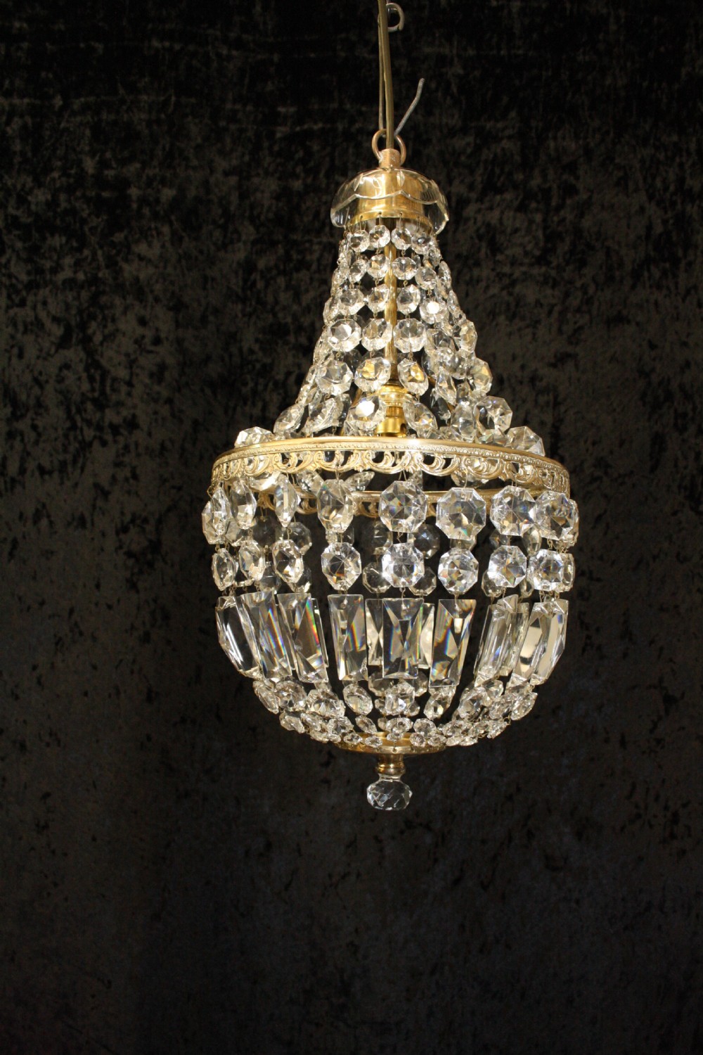 Early 20th century Bag chandelier