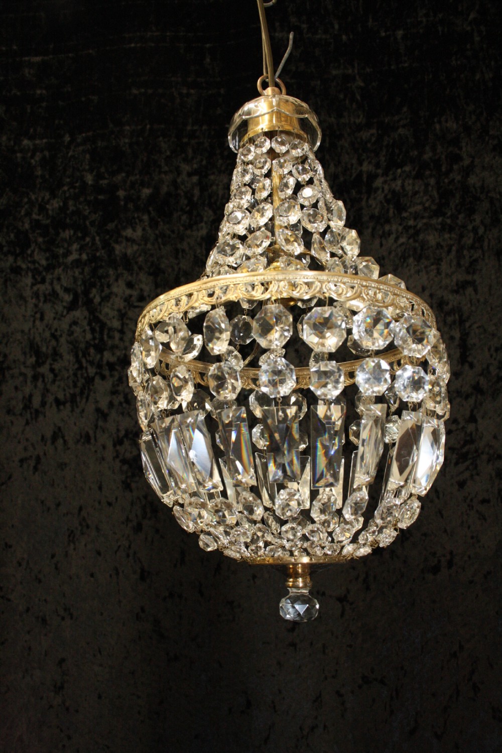 Early 20th century Bag chandelier View II