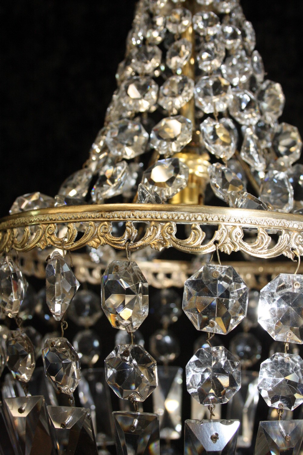 Early 20th century Bag chandelier View III