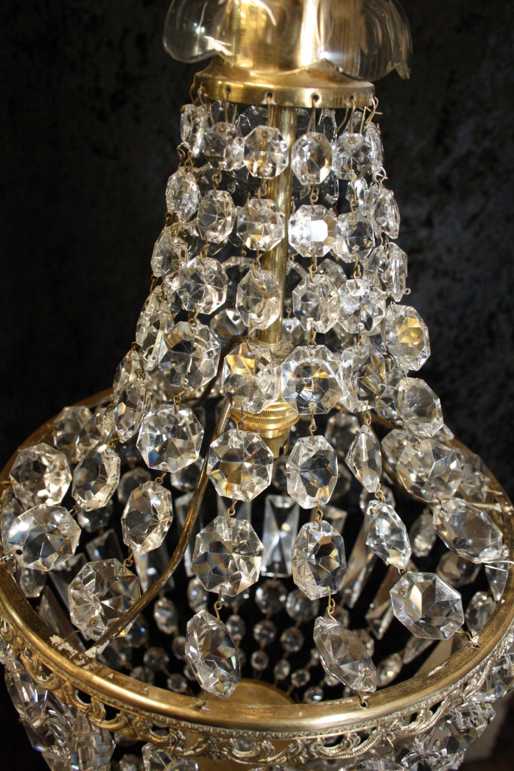 Early 20th century Bag chandelier View VII