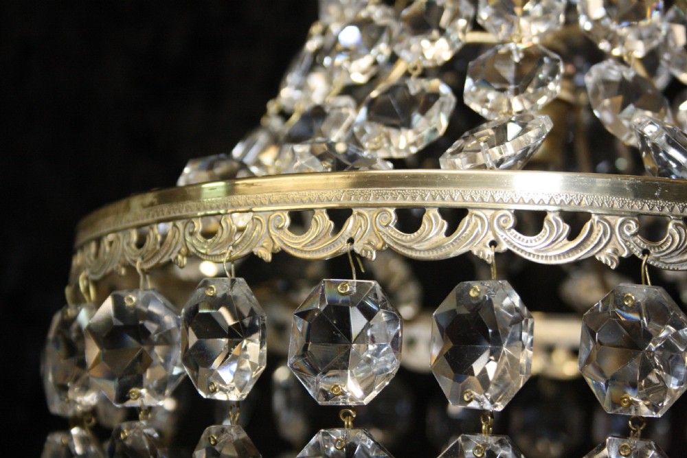 Early 20th century Bag chandelier View II