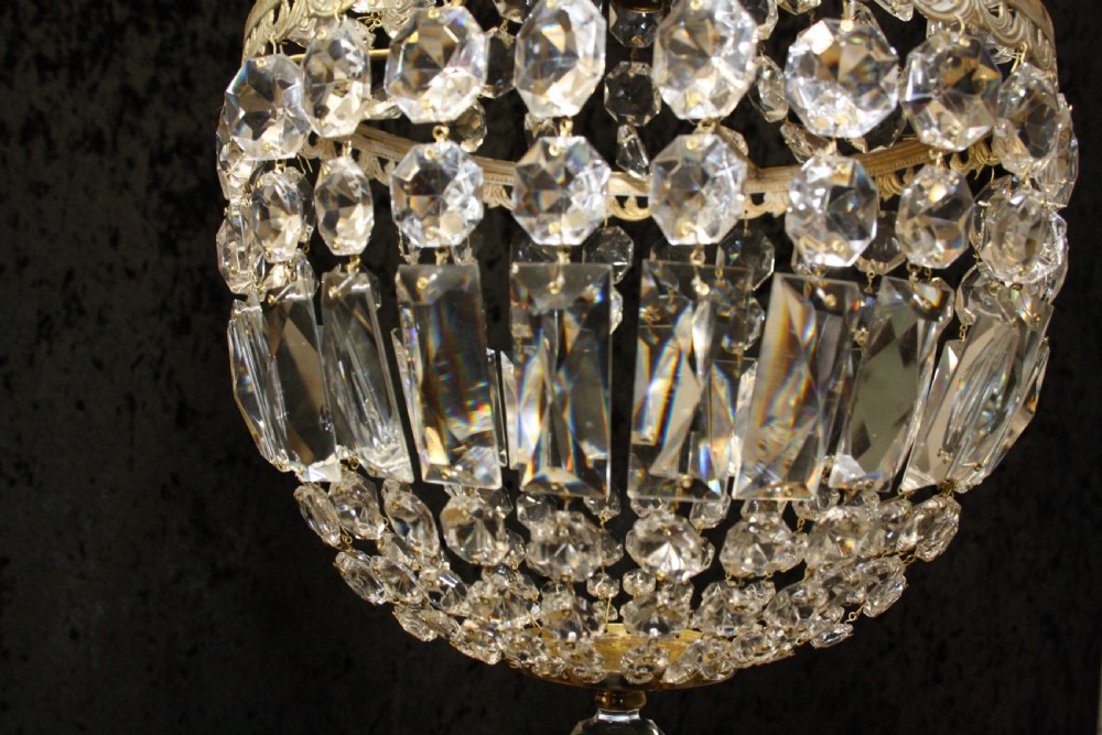 Early 20th century Bag chandelier View IV