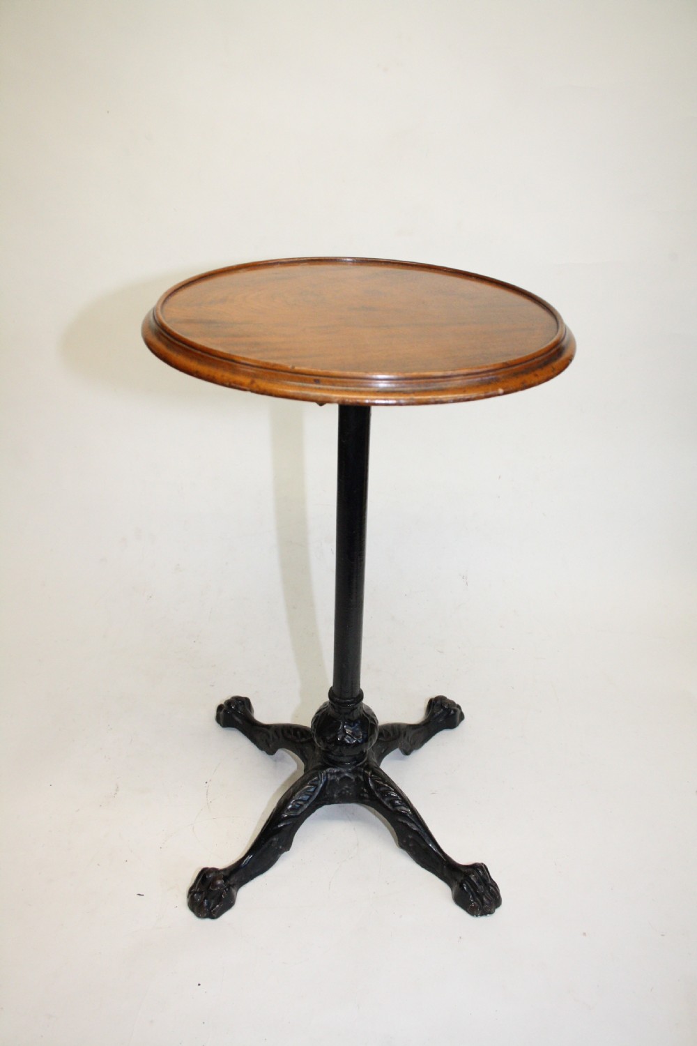 19th century cast iron adjustable table 24