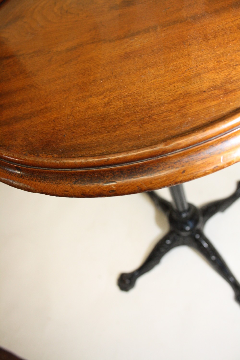 19th century cast iron adjustable table 24