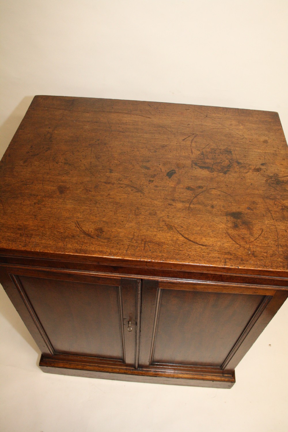 Circa 1800 mahogany cabinet. View II