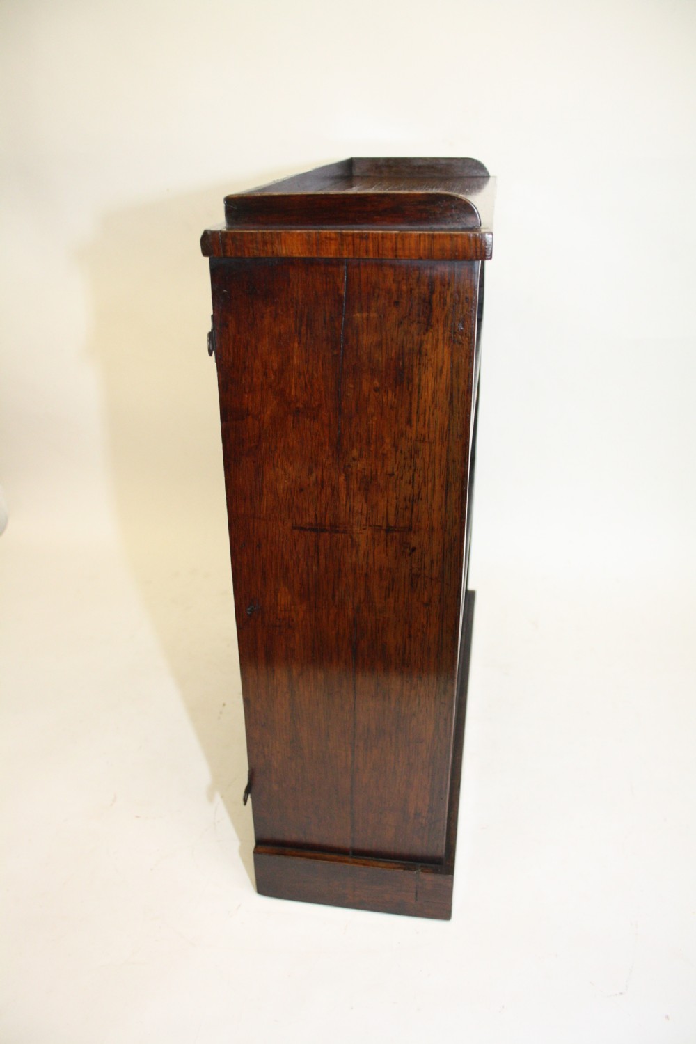 Circa 1800 rosewood miniature bookcase View II