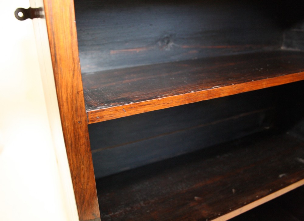 Circa 1800 rosewood miniature bookcase View VII