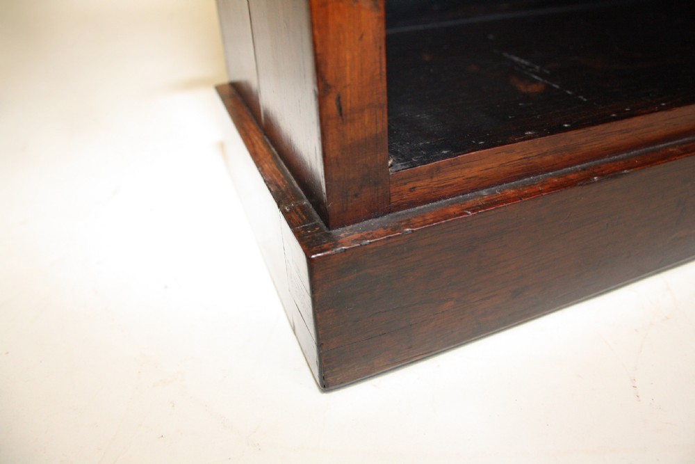 Circa 1800 rosewood miniature bookcase View VIII
