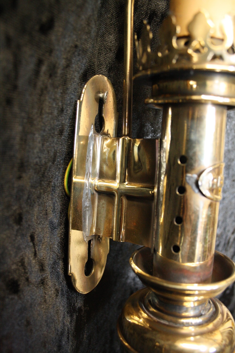 Pair of railcarrage wall lights View VI