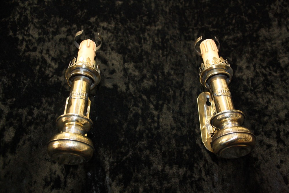 Pair of railcarrage wall lights View VIII