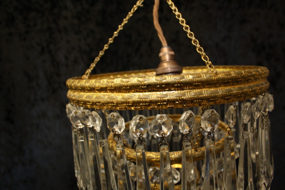 Pair of early 20th-century spike chandeliers View II