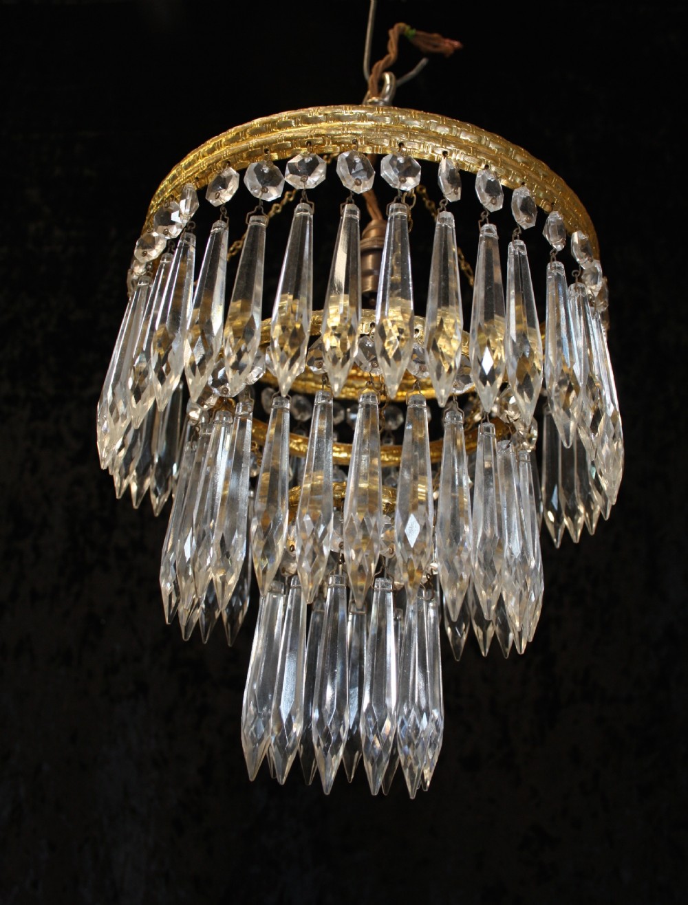 Pair of early 20th-century spike chandeliers View III