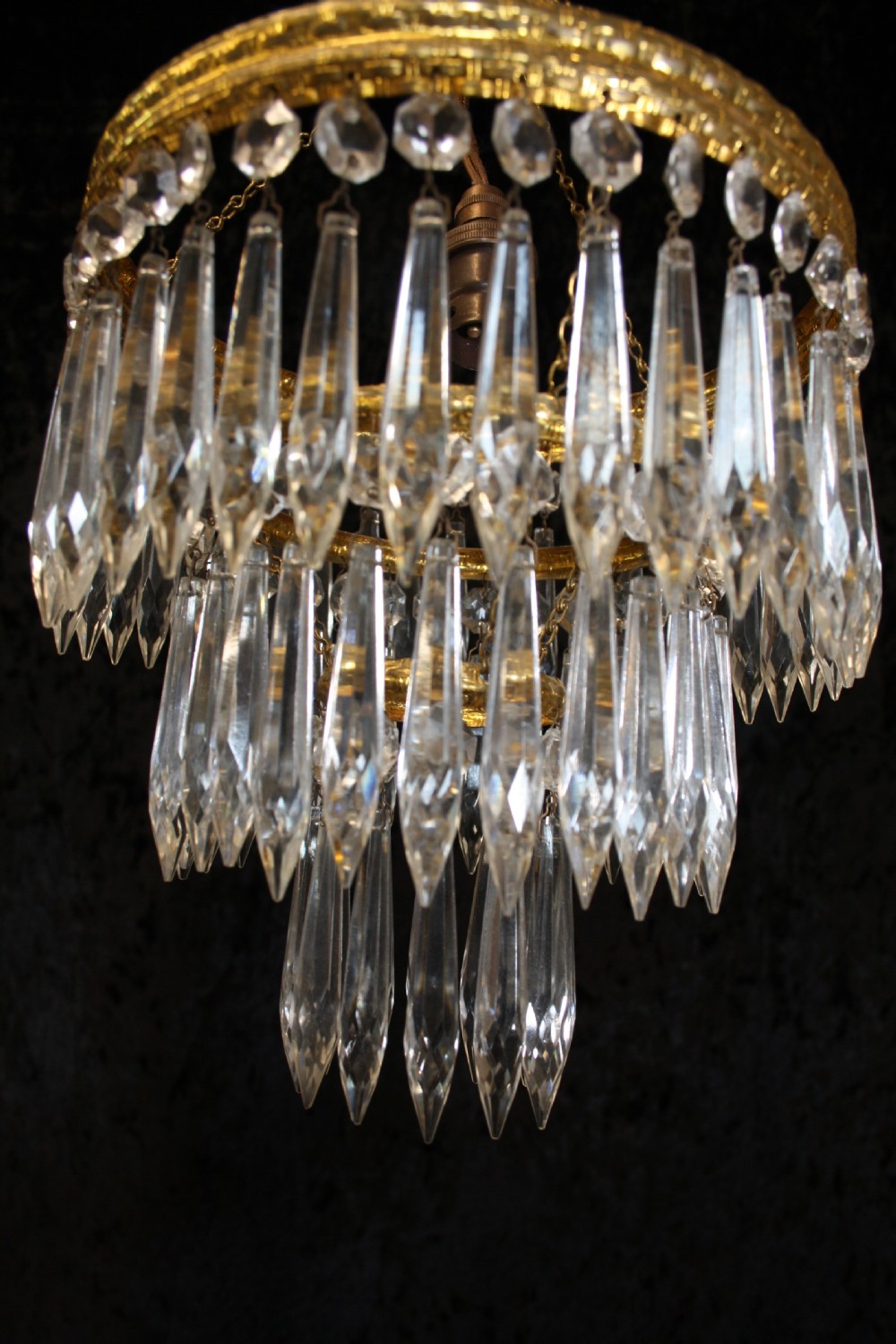 Pair of early 20th-century spike chandeliers View IV