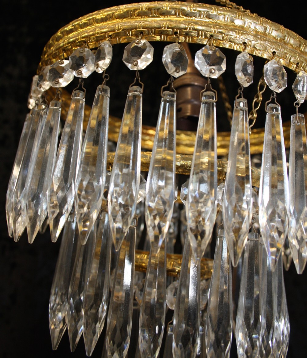 Pair of early 20th-century spike chandeliers View V