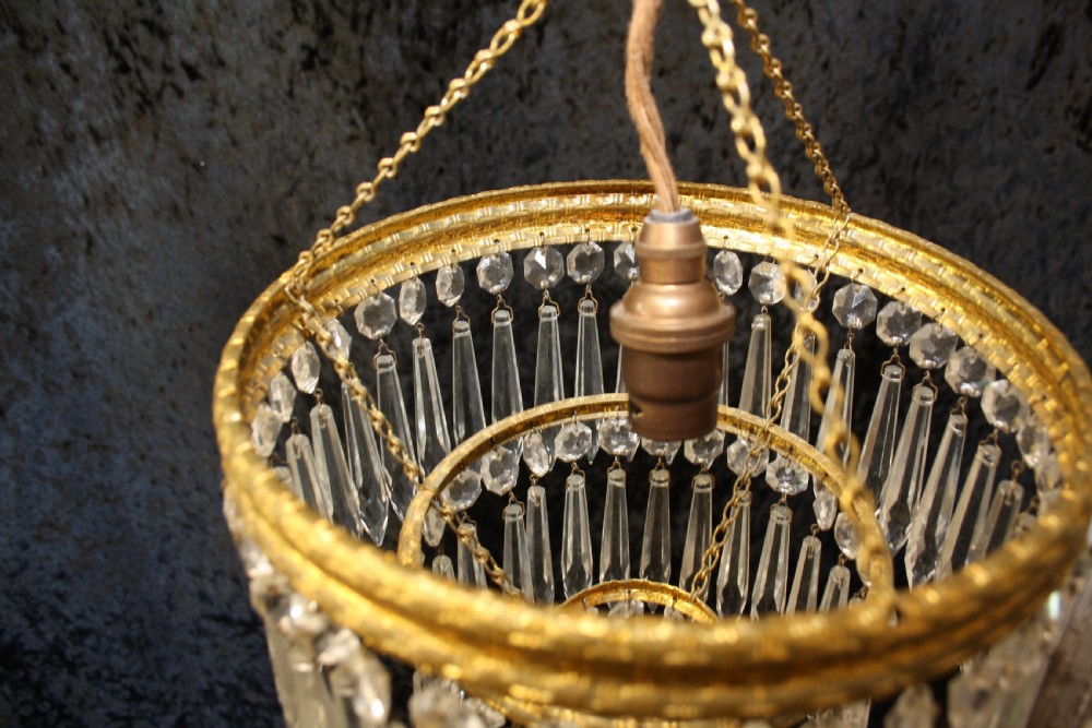 Pair of early 20th-century spike chandeliers View VI