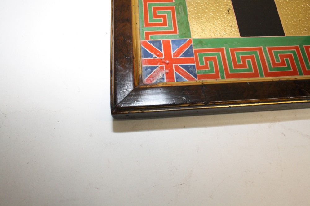 19th-century Glass chessboard View III