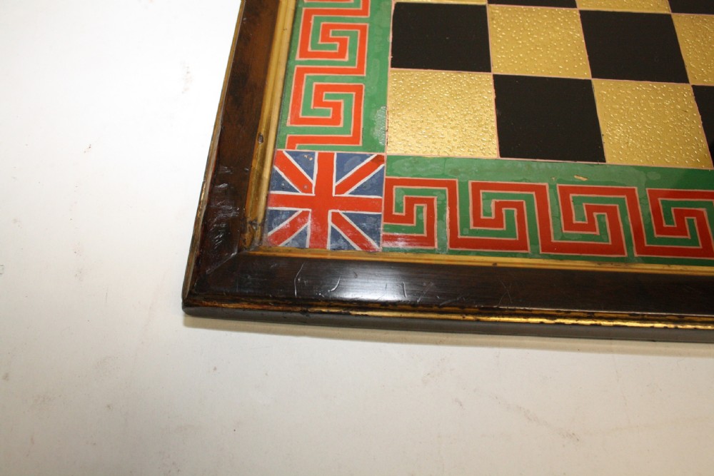 19th-century Glass chessboard View VI