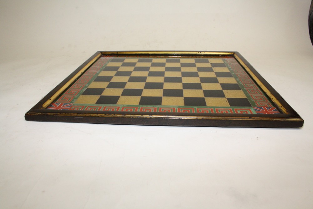 19th-century Glass chessboard View IX