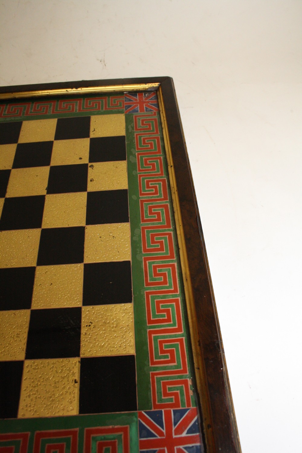 19th-century Glass chessboard View X