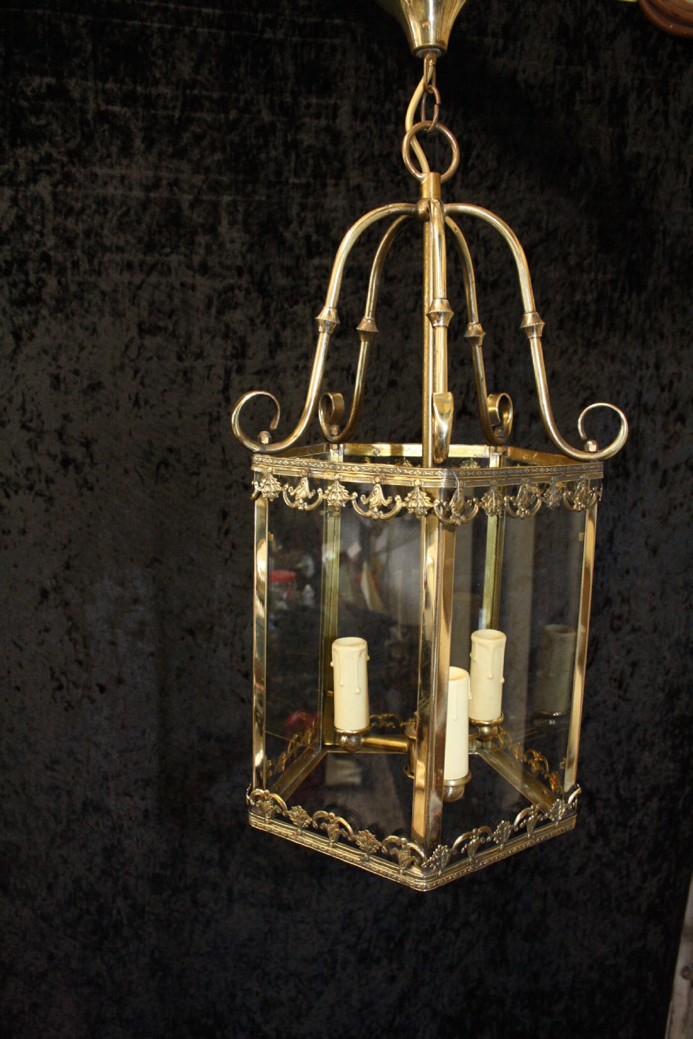 Hexagon shaped hall lantern View II