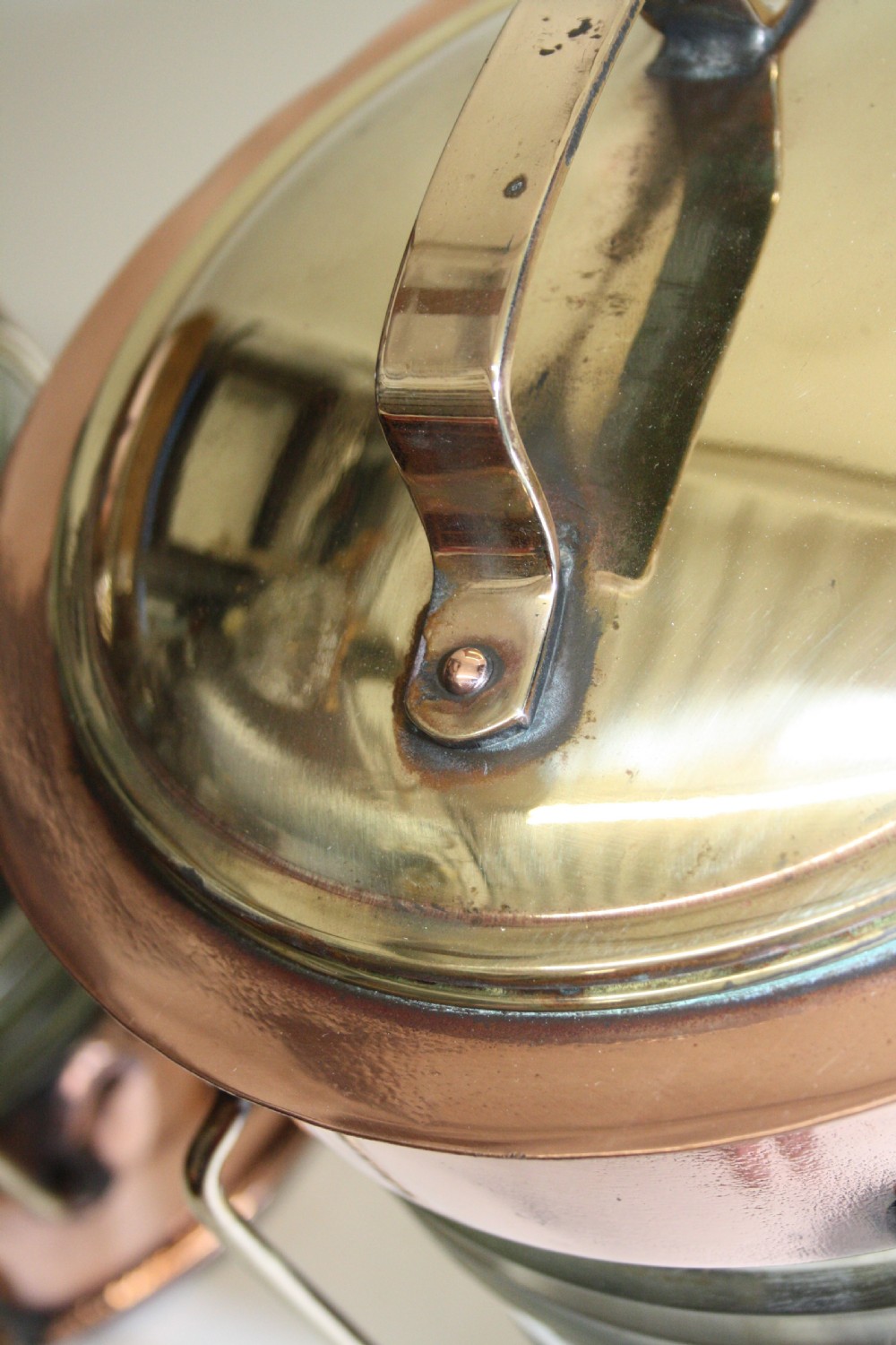 Pair of copper and brass ship lanterns View VII