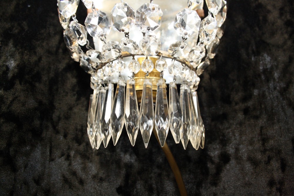 Early 20th century Pair of bag wall lights View VI
