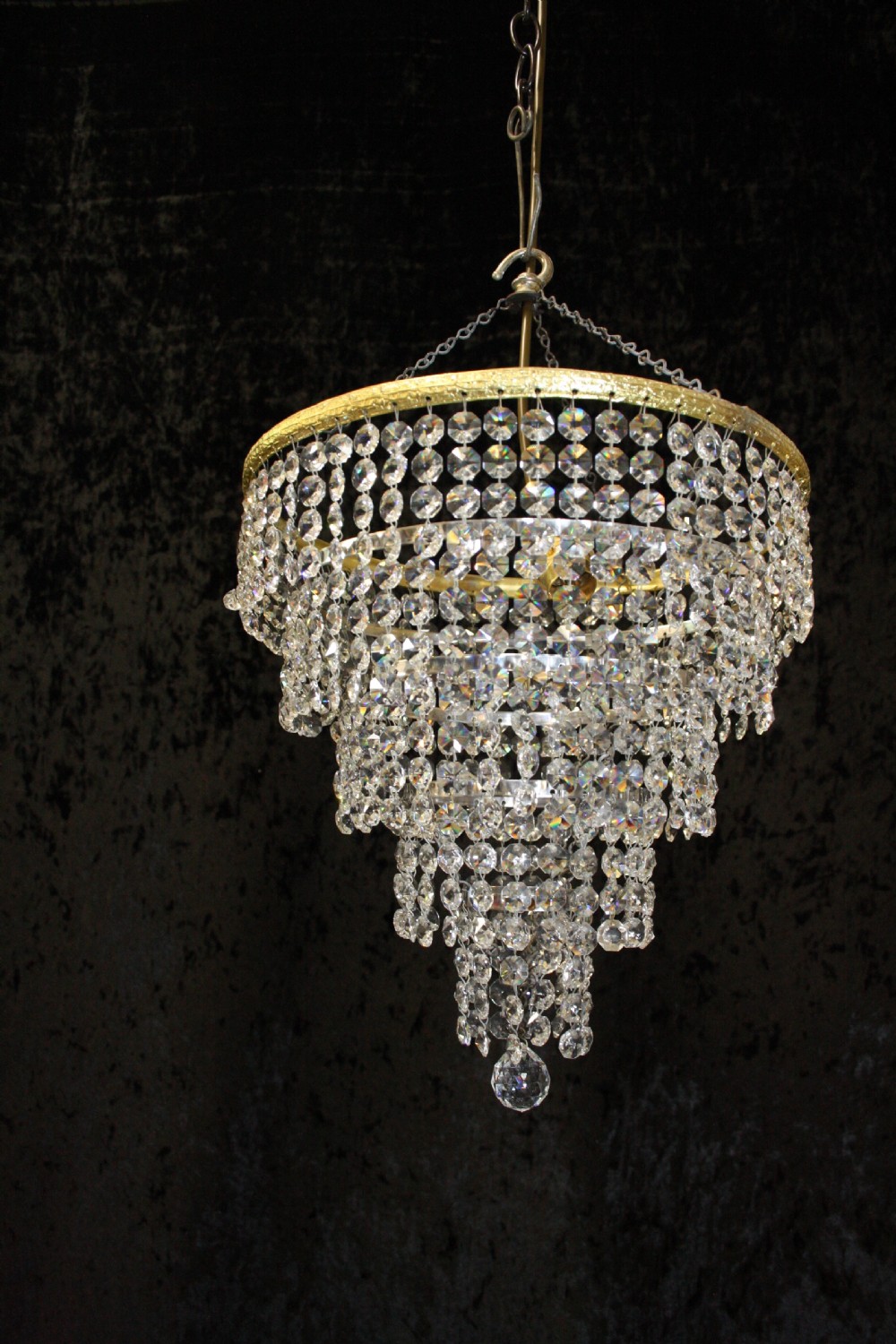 Pair of early 20th century chandeliers View II