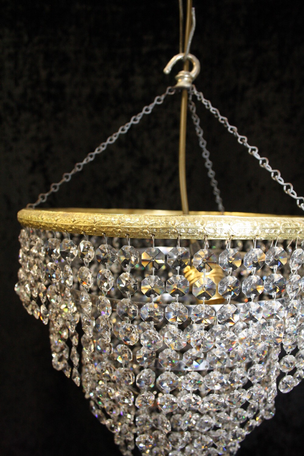 Pair of early 20th century chandeliers View III