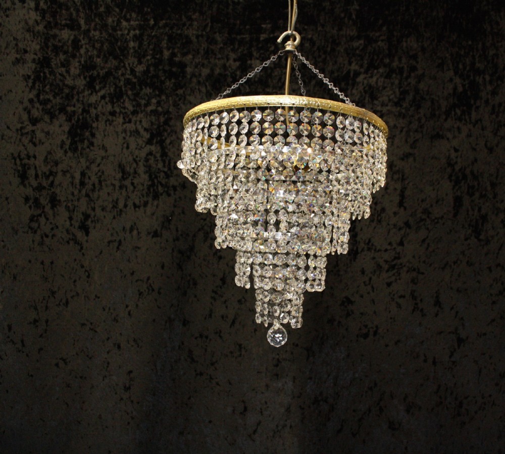 Pair of early 20th century chandeliers View VI