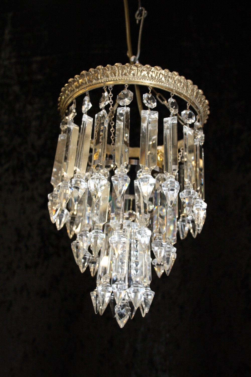 Early 20th century Luster chandelier View V