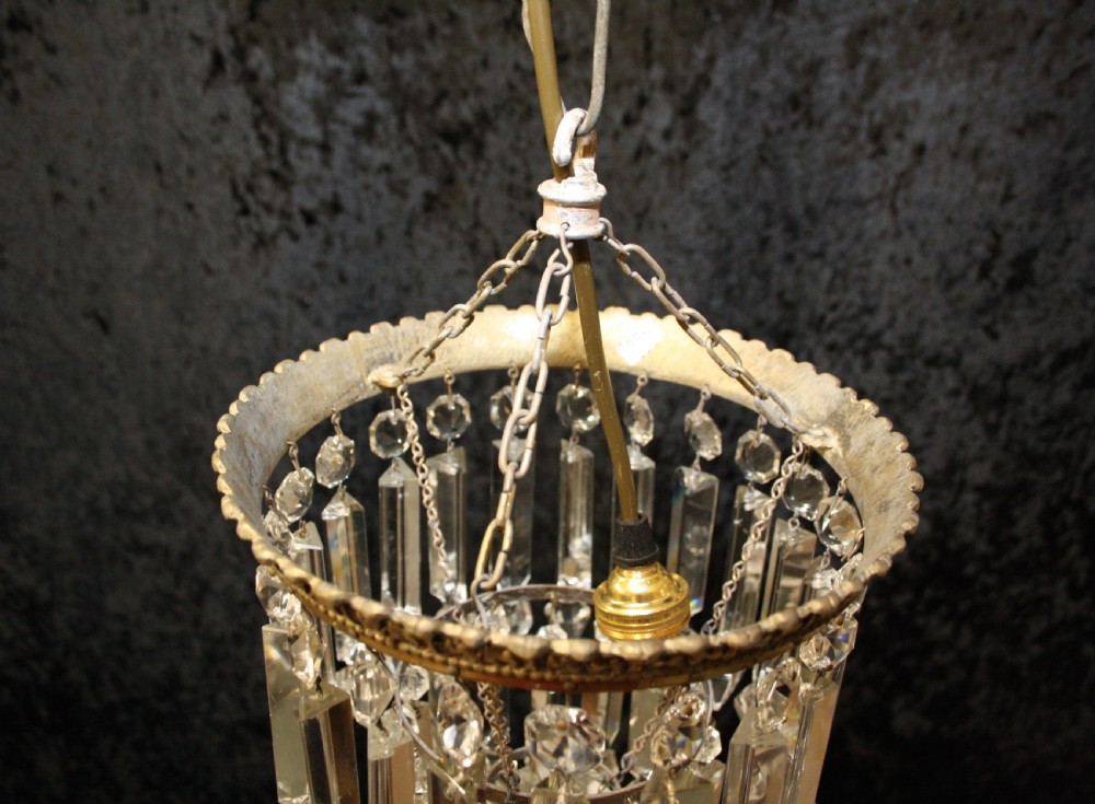 Early 20th century Luster chandelier View VI