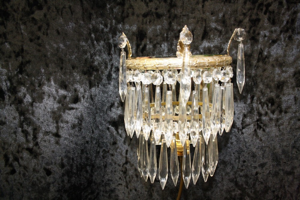 Pair of spike wall lights View III