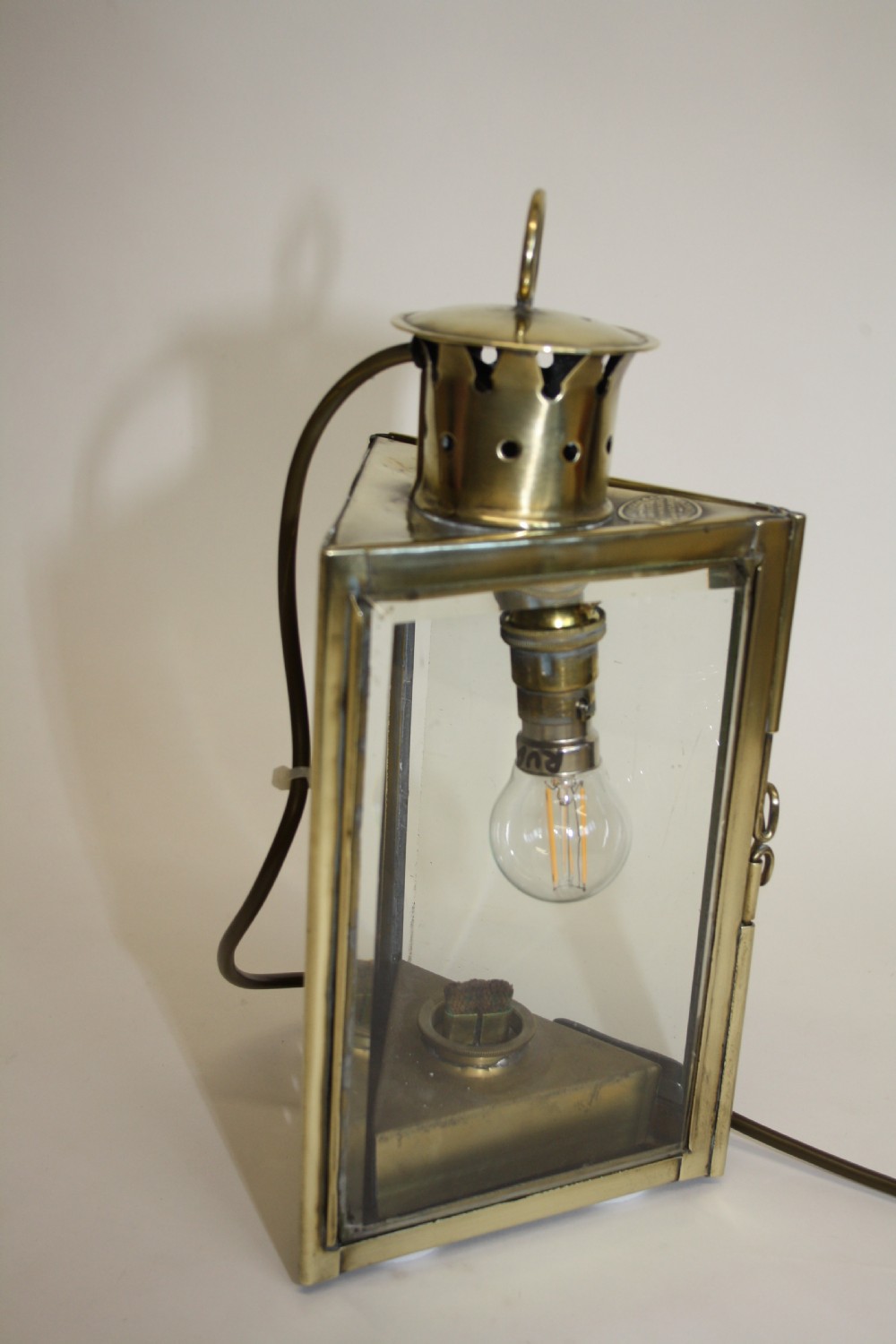 Unusual triangle shaped lantern  View III
