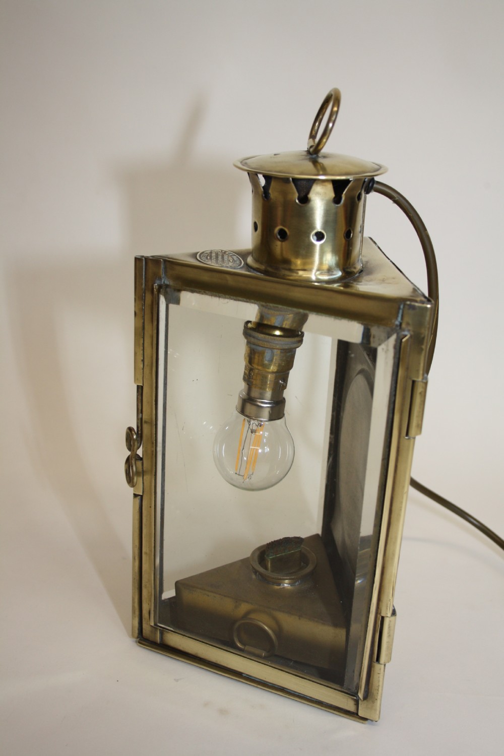 Unusual triangle shaped lantern  View IV