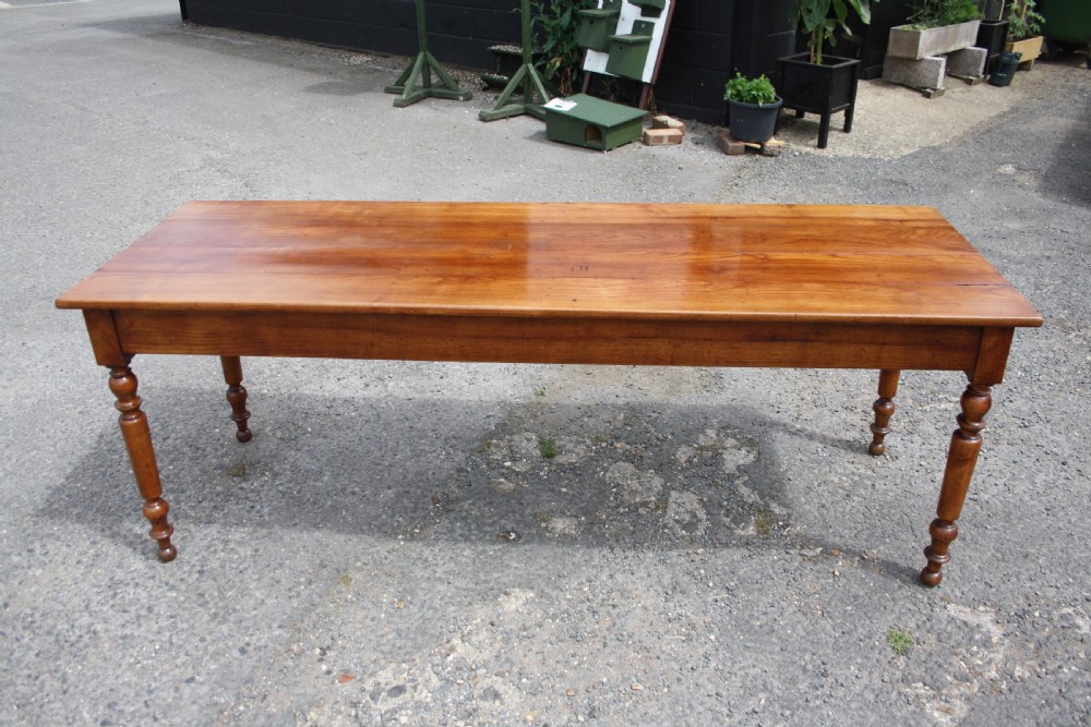 Cherry wood Farmhouse table 2M Long