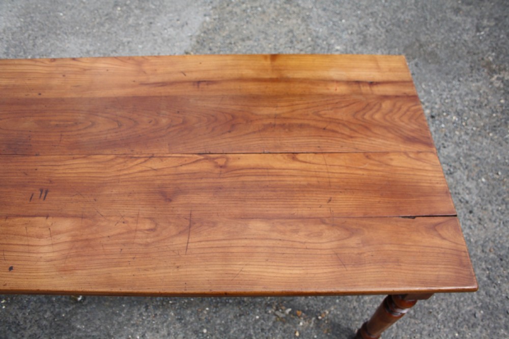 Cherry wood Farmhouse table 2M Long View II