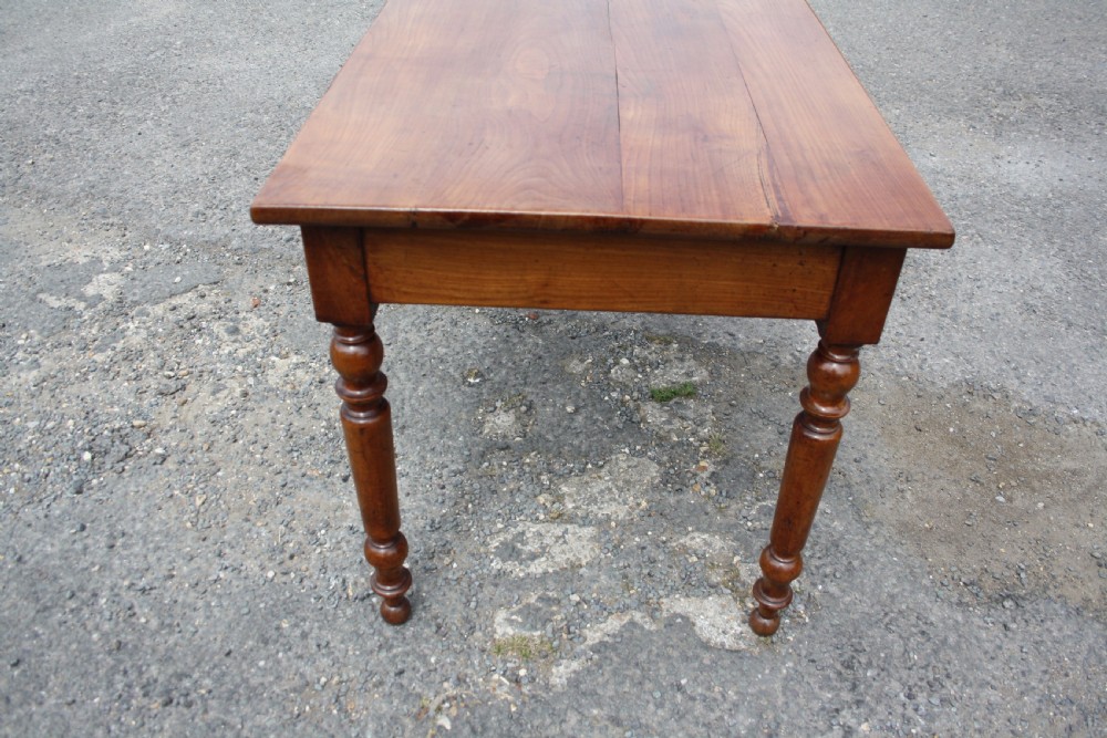 Cherry wood Farmhouse table 2M Long View IX