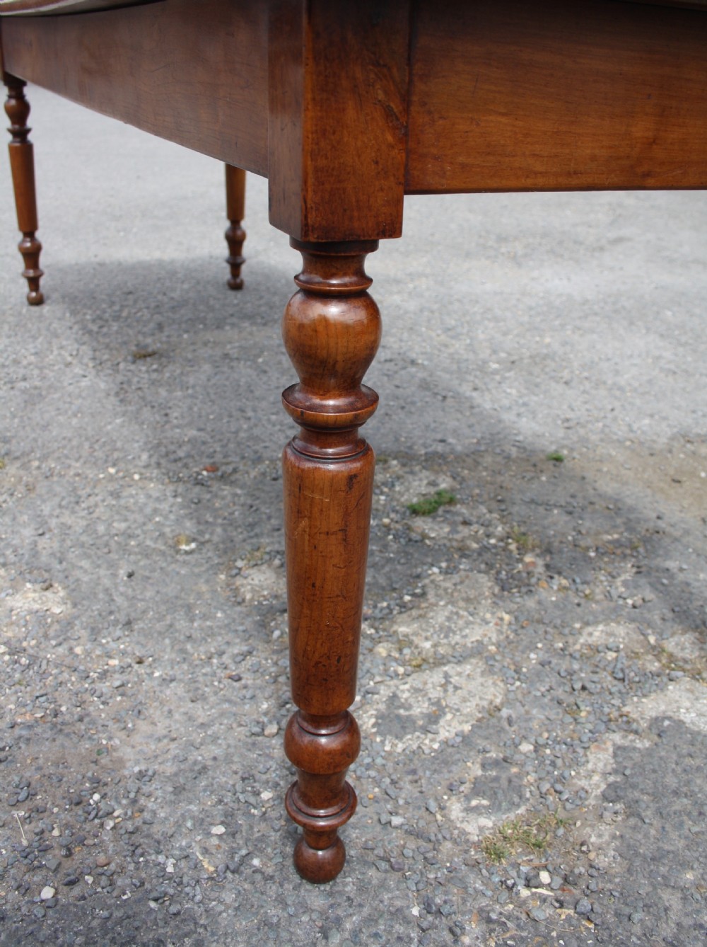 Cherry wood Farmhouse table 2M Long View XII