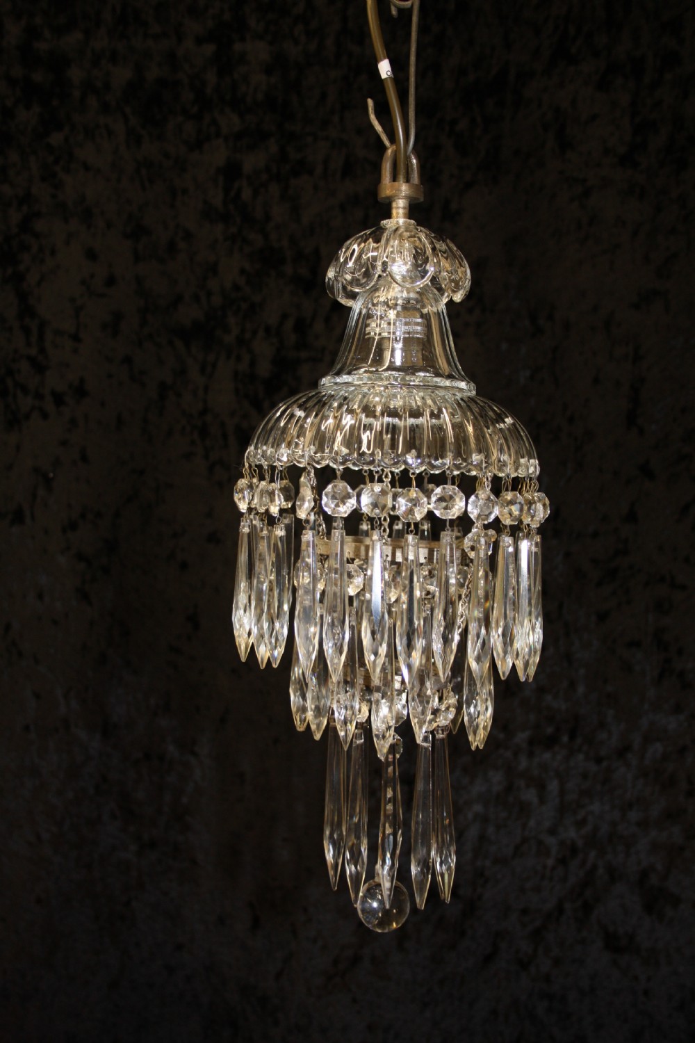 Early 20th century Dome top spike chandelier