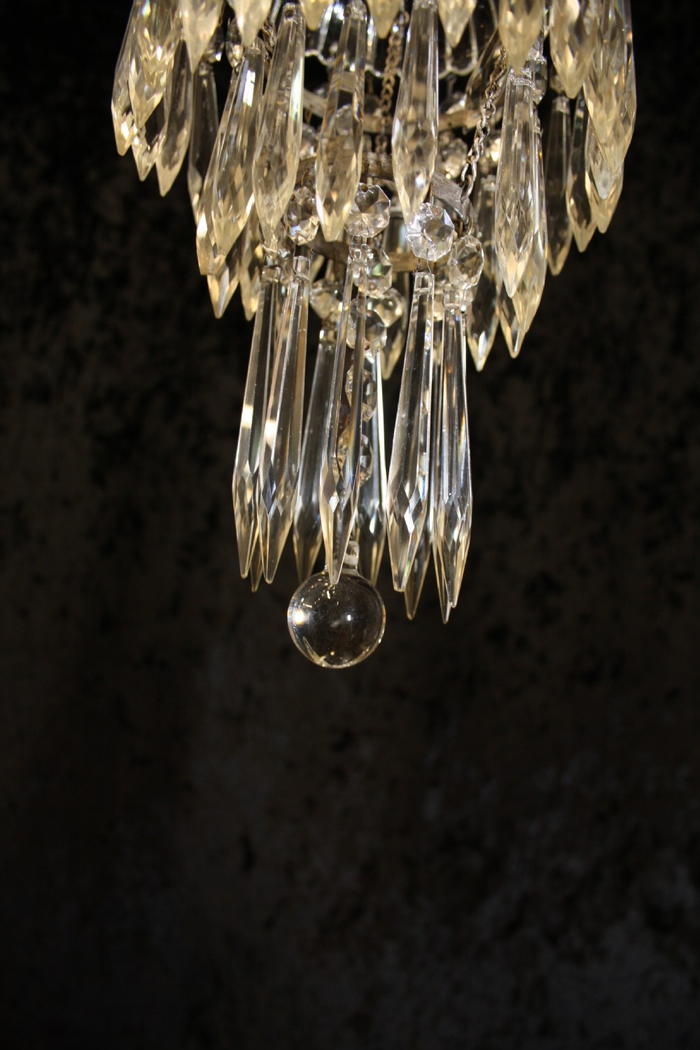 Early 20th century Dome top spike chandelier View III